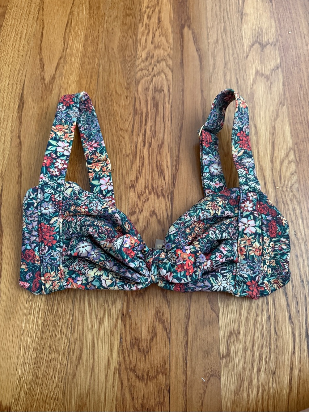 Montce swim Mara floral euro bikini top Small - Picture 2 of 5